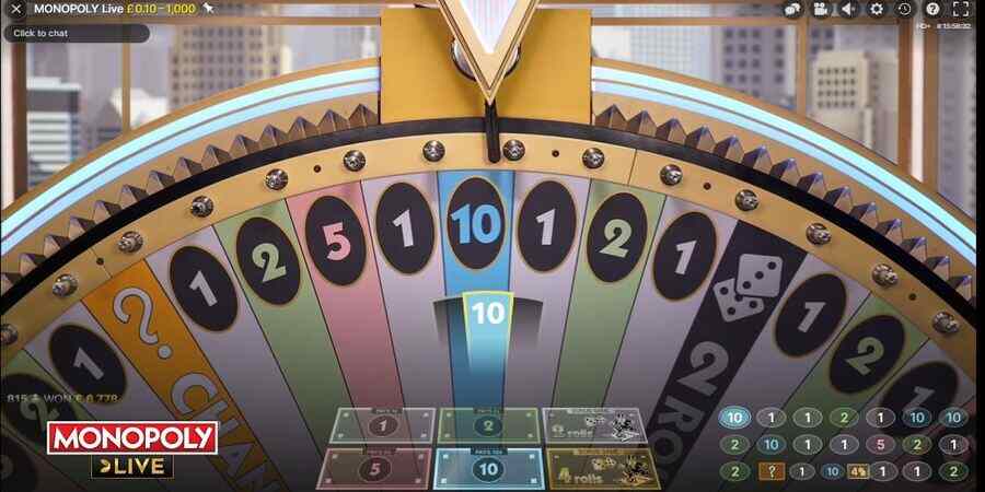 Evolution Gaming Live casino games - Monopoly Live