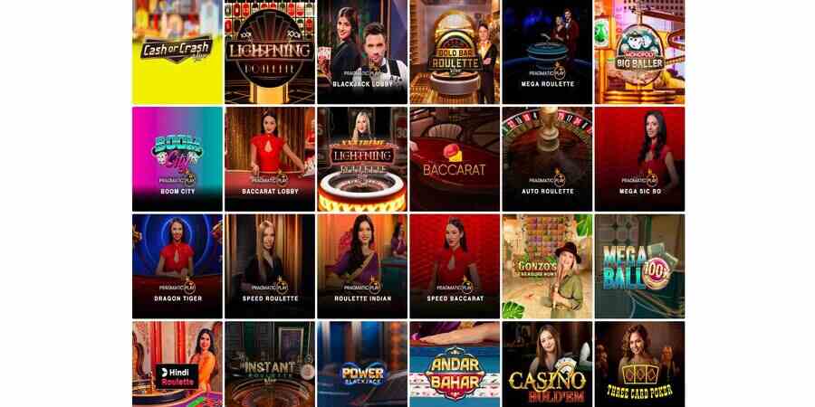 live table games at Skol online casino