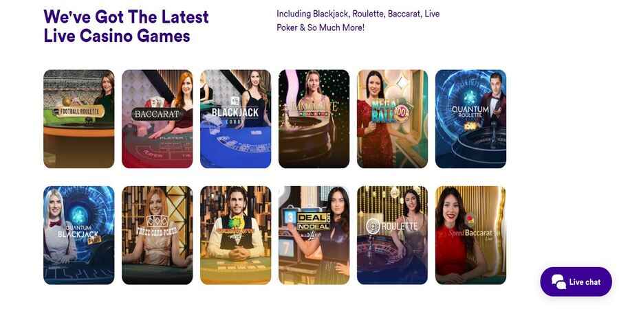 Casumo casino uk live casino games