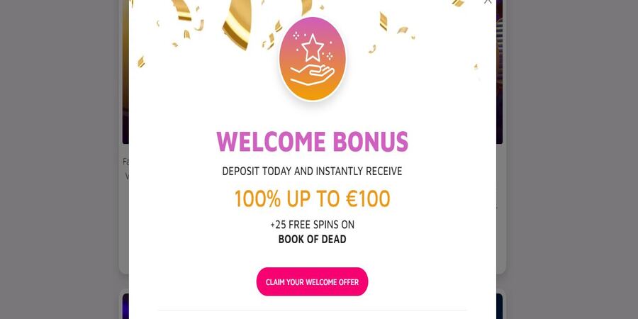 Lucky Vegas casino welcome bonus